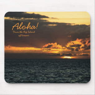 Alfombrilla De Ratón Mousepad: Puesta del sol de Hawaii