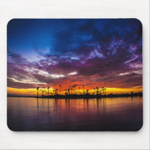 Alfombrilla De Ratón Mousepad - puesta del sol del arco iris de la
