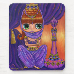 Alfombrilla De Ratón Mousepad púrpura Genie