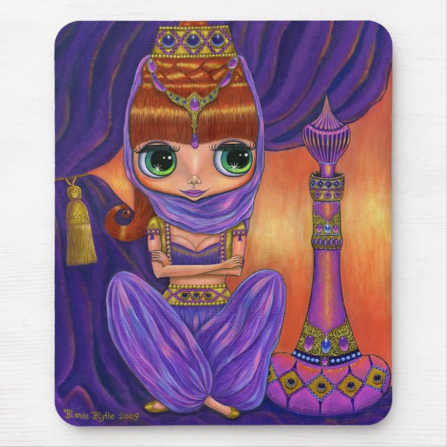 Alfombrilla De Ratón Mousepad púrpura Genie (Frente)