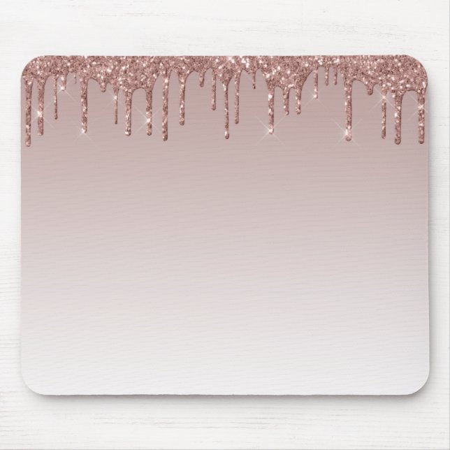 Alfombrilla De Ratón mousepad purpurina rosa (Frente)