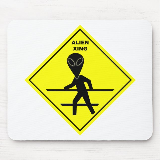 Alfombrilla De Ratón Mousepad que cruza extranjero (Frente)