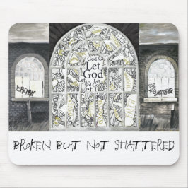 Alfombrilla De Ratón Mousepad QUEBRADO PERO NO ROTO