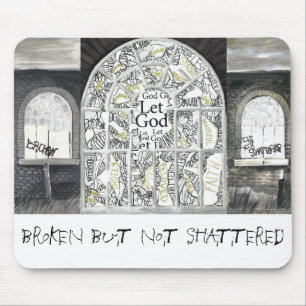 Alfombrilla De Ratón Mousepad QUEBRADO PERO NO ROTO