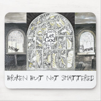 Alfombrilla De Ratón Mousepad QUEBRADO PERO NO ROTO
