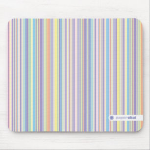 Alfombrilla De Ratón Mousepad rayado en colores pastel