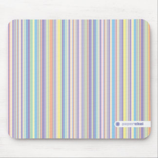 Alfombrilla De Ratón Mousepad rayado en colores pastel