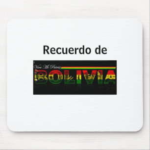 Alfombrilla De Ratón Mousepad Recuerdo de Bolivia