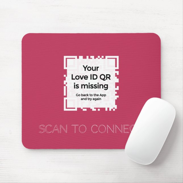 Alfombrilla De Ratón Mousepad - RED - QR - Colección GLAM (Con ratón)