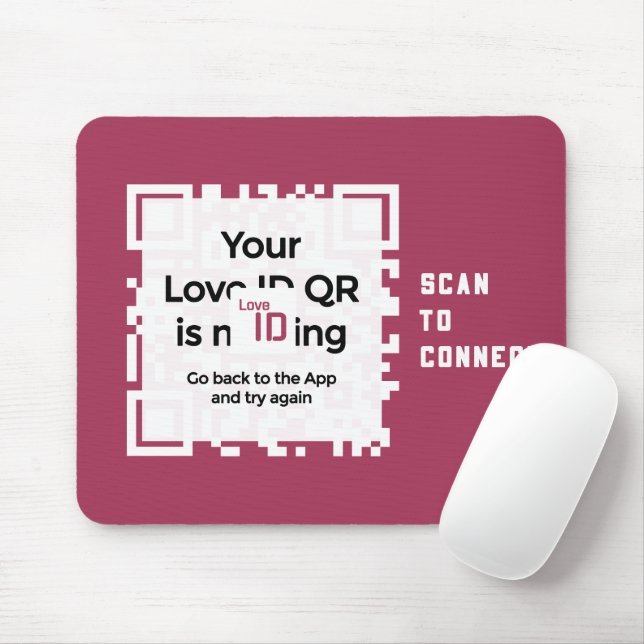 Alfombrilla De Ratón Mousepad - RED - QR - PURE Collection (Con ratón)