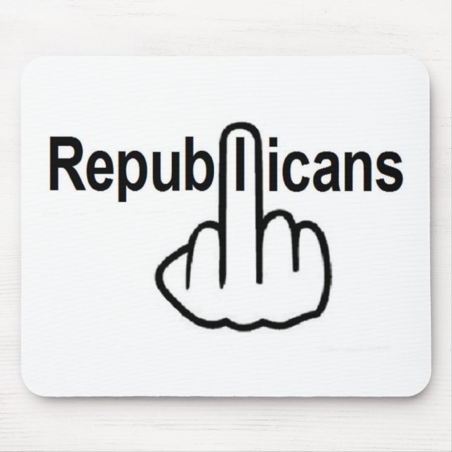 Alfombrilla De Ratón Mousepad Republicans Flip (Frente)