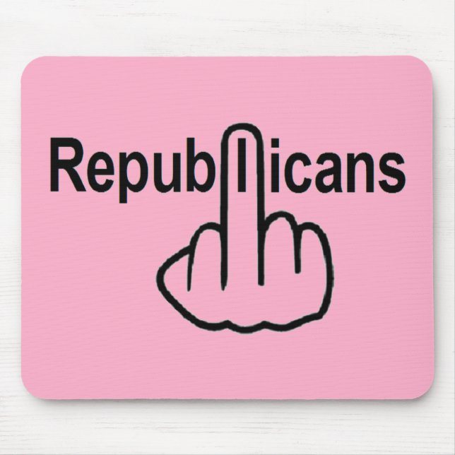 Alfombrilla De Ratón Mousepad Republicans Flip (Frente)
