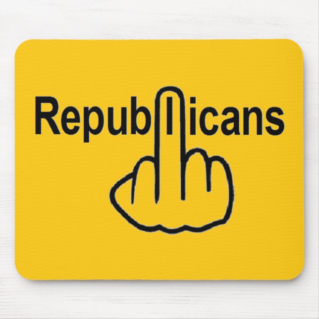 Alfombrilla De Ratón Mousepad Republicans Flip (Frente)