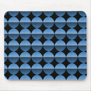 Alfombrilla De Ratón Mousepad retro azul brillante azul claro