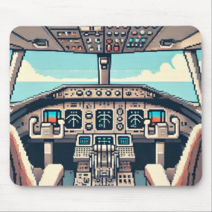Alfombrilla De Ratón Mousepad retro Cockpit (ligero)