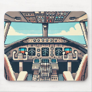 Alfombrilla De Ratón Mousepad retro Cockpit (ligero)