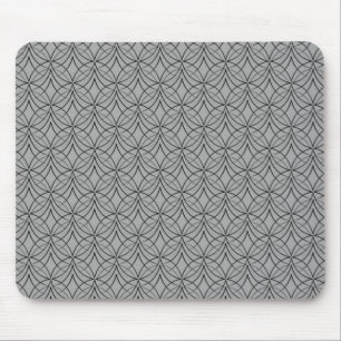 Alfombrilla De Ratón Mousepad retro de metro gris claro