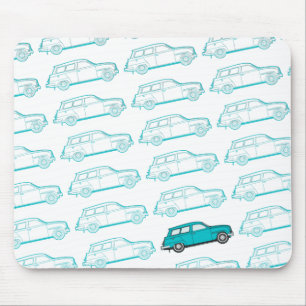 Alfombrilla De Ratón Mousepad retro de Saab 95 - aguamarina