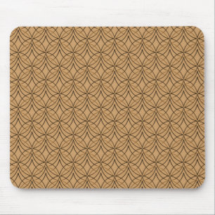 Alfombrilla De Ratón Mousepad retro del metro ligero de Beige