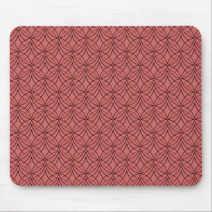 Alfombrilla De Ratón Mousepad retro del Metro rojo suave
