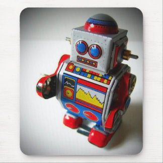 Alfombrilla De Ratón Mousepad retro del robot