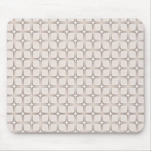 Alfombrilla De Ratón Mousepad Retro Fab, Beige
