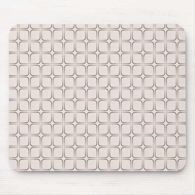 Alfombrilla De Ratón Mousepad Retro Fab, Beige (Frente)