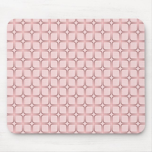 Alfombrilla De Ratón Mousepad retro Fab, rosa (Frente)