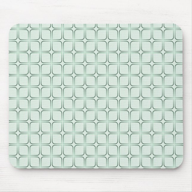 Alfombrilla De Ratón Mousepad Retro Fab, Verde (Frente)