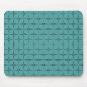 Alfombrilla De Ratón Mousepad retro fabuloso, turquesa