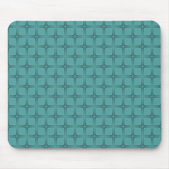 Alfombrilla De Ratón Mousepad retro fabuloso, turquesa (Frente)