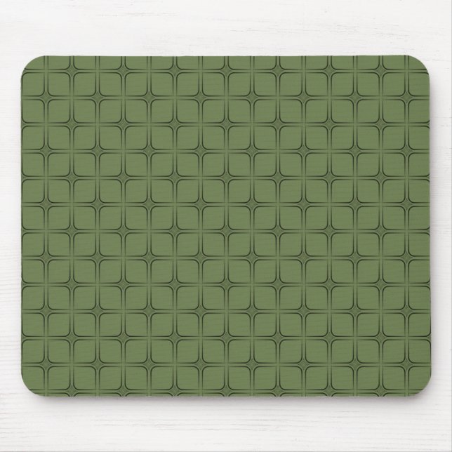 Alfombrilla De Ratón Mousepad Retro Fabulous, Clover Green (Frente)