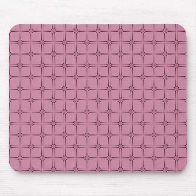Alfombrilla De Ratón Mousepad Retro Fabulous, Mauve (Frente)