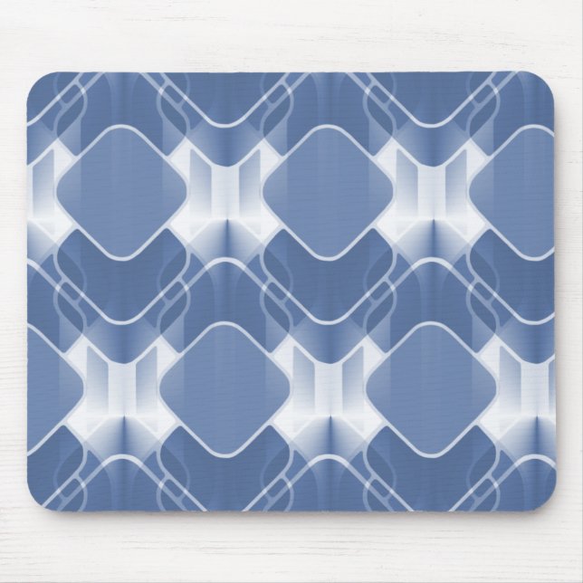 Alfombrilla De Ratón Mousepad retro hipster, azul (Frente)