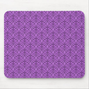 Alfombrilla De Ratón Mousepad retro ligero de metro púrpura