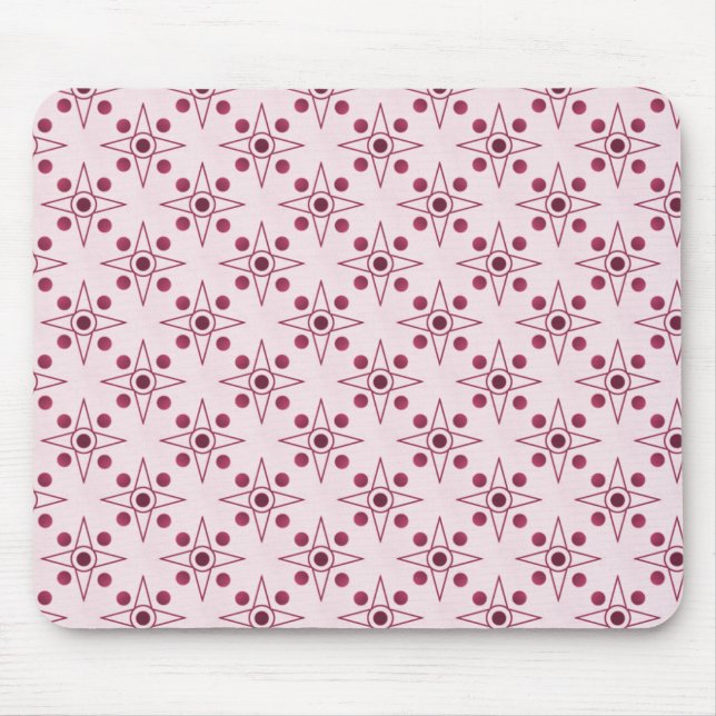 Alfombrilla De Ratón Mousepad retro-métrico, Fuchsia (Frente)