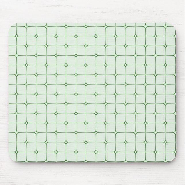Alfombrilla De Ratón Mousepad retro Romance, verde (Frente)