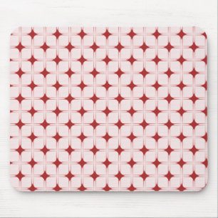 Alfombrilla De Ratón Mousepad retro sofisticado, rojo