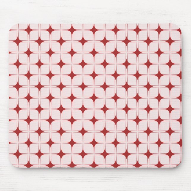 Alfombrilla De Ratón Mousepad retro sofisticado, rojo (Frente)