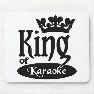 Alfombrilla De Ratón Mousepad rey de Karaoke