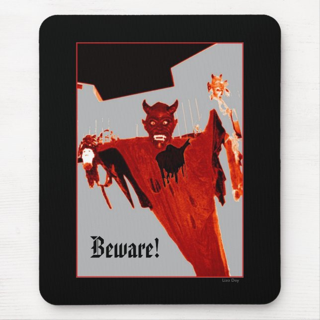 Alfombrilla De Ratón Mousepad 'Rising Devil' (Frente)
