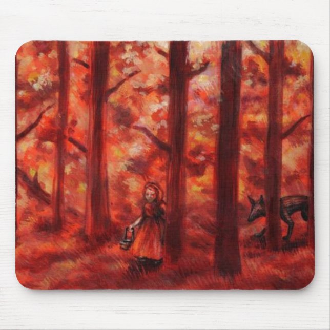 Alfombrilla De Ratón Mousepad rojo (Frente)