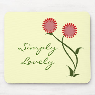 Alfombrilla De Ratón Mousepad, rojo, con mucho encanto