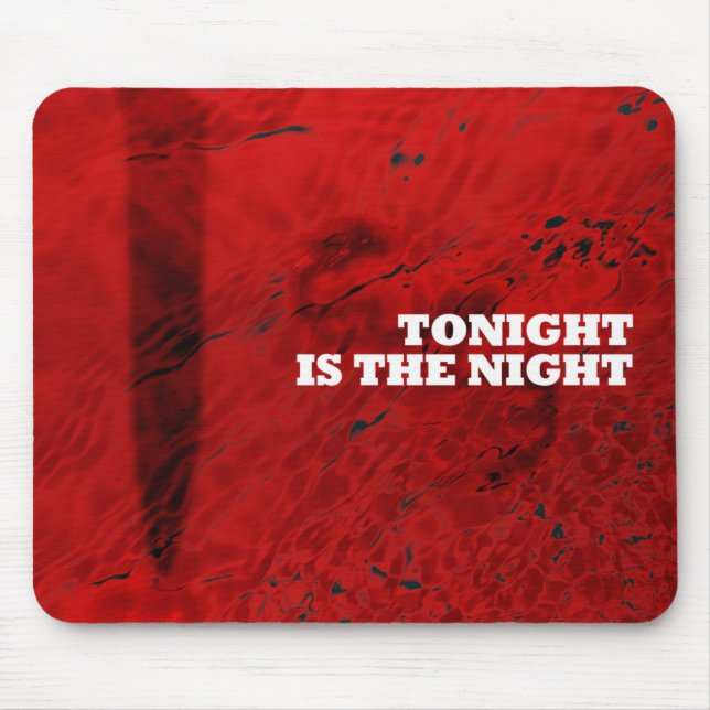 Alfombrilla De Ratón Mousepad rojo sangre (Frente)