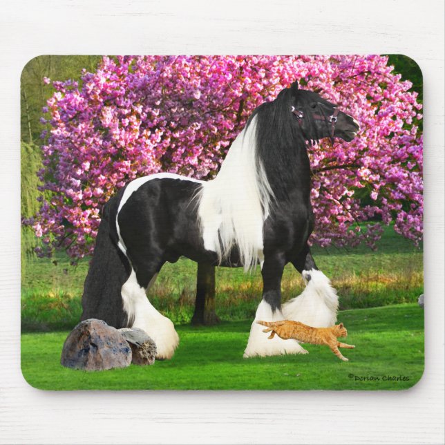 Alfombrilla De Ratón Mousepad "Rollo y Gato" (Frente)