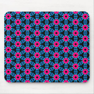 Alfombrilla De Ratón Mousepad rosa caliente y azul suizo