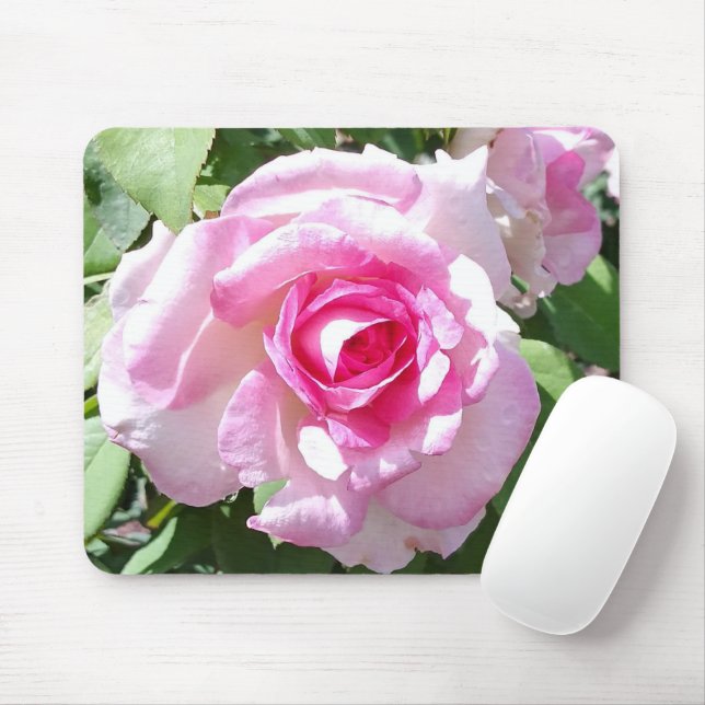 Alfombrilla De Ratón Mousepad rosa rosa (Con ratón)