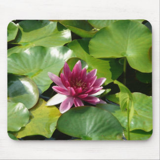 Alfombrilla De Ratón Mousepad rosado del lirio de agua