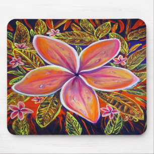 Alfombrilla De Ratón Mousepad rosado del Plumeria de CBjork