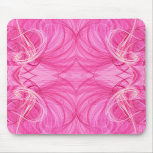 Alfombrilla De Ratón Mousepad rosado fractal